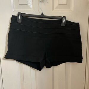 Wet Seal Black High Waist Shorts